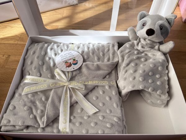 Pack Manta + dou dou personalizada Mapache